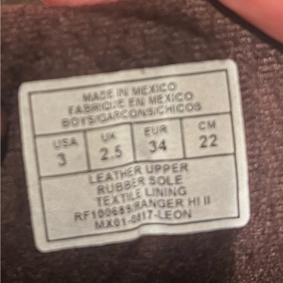 Polo Ralph Lauren Ranger Hi II USA flag Sweater Bear boots boys Youth LEON - Picture 11 of 15